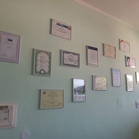 Chodba ambulancie, diplomy a certifikáty
